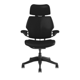 FREEDOM HEADREST GRAPHITE FRAME – TICINO LEATHER BLACK