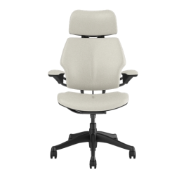 FREEDOM HEADREST GRAPHITE FRAME – TICINO LEATHER GLACIER WHITE