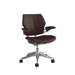 FREEDOM TASK POLISHED ALUMINIUM – CORVARA LEATHER JASPER CHERRY