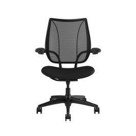 LIBERTY TASK CHAIR – BLACK FRAME – BLACK FABRIC