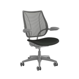 LIBERTY TASK CHAIR – GREY FRAME – OXYGEN TRANQUIL