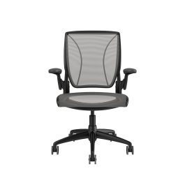 DIFFRIENT WORLD CHAIR BLACK FRAME – SILVER MESH/MESH