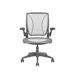 DIFFRIENT WORLD CHAIR GREY FRAME – WHITE MESH/MESH