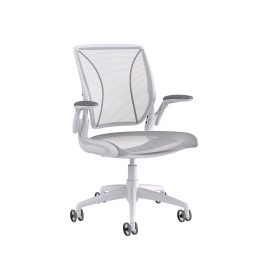 DIFFRIENT WORLD CHAIR WHITE FRAME – WHITE MESH/MESH