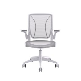 DIFFRIENT WORLD CHAIR WHITE FRAME – WHITE MESH/MESH